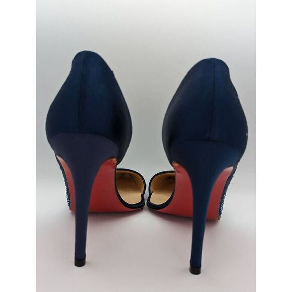 Christian Louboutin Helmoon d'Orsay satin pumps size EU 39 - Picture 4 of 10